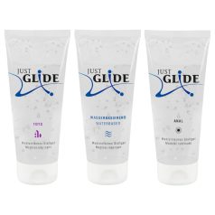 Just Glide - lubrikačný gél set - 3x200 ml