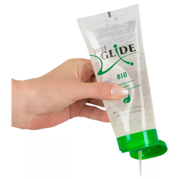 Just Glide Bio - vegánsky lubrikačný gél na vodnej báze (50 ml) - 200ml