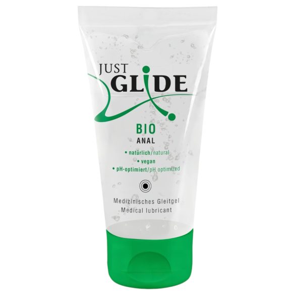 Just Glide - análny lubrikant - bio, vegán, na vodnej báze - 50 ml