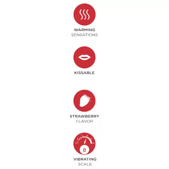 Orgie - vibračný gél na klitoris - hrejivý, jahodová príchuť, 15ml