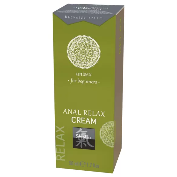 HOT Shiatsu - análny lubrikačný krém - relaxačný účinok - 50 ml