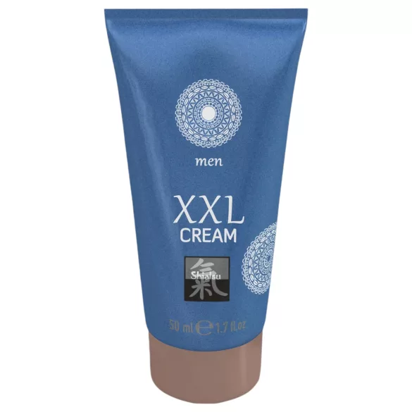 HOT Shiatsu XXL - stimulačný hrejivý intímny krém pre mužov - 50 ml