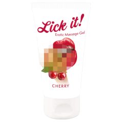 Lick it! - jedlý lubrikant 2v1 - čerešňa - 50 ml