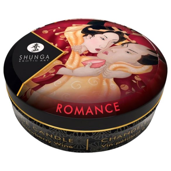 Shunga - masážna sviečka - jahoda (30ml)