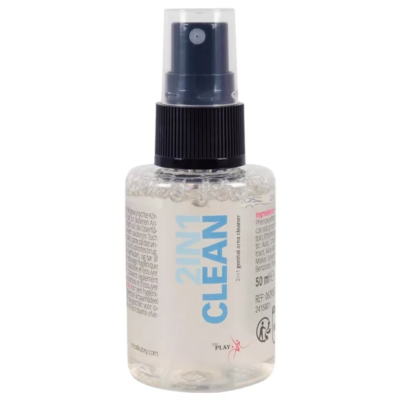 Just Play 2v1 Clean - intímny a produktový čistiaci sprej (50ml)