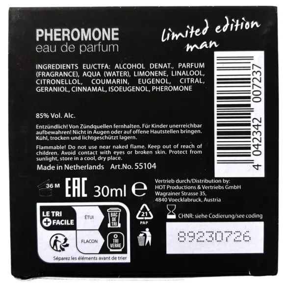 HOT Dubai - feromónový parfum pre mužov - 30 ml