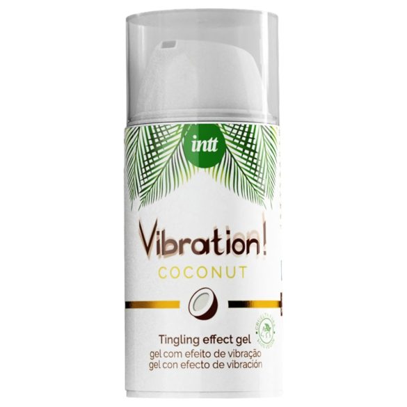 Intt Vibration! - tekutý vibrátor - kokos - 15ml