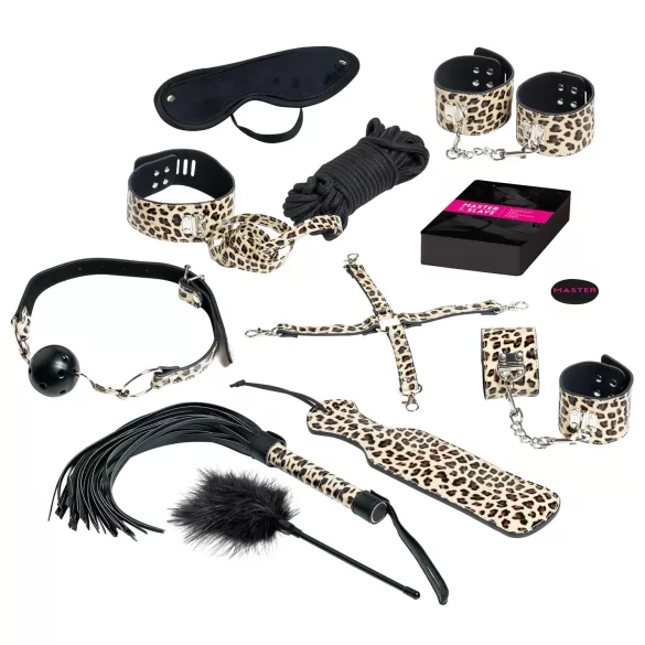 tease & please - Master & Slave - prémiová BDSM dobrodružná sada pre páry (13-dielna)