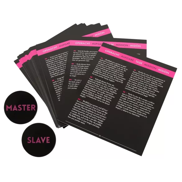 tease & please - Master & Slave - prémiová BDSM dobrodružná sada pre páry (13-dielna)