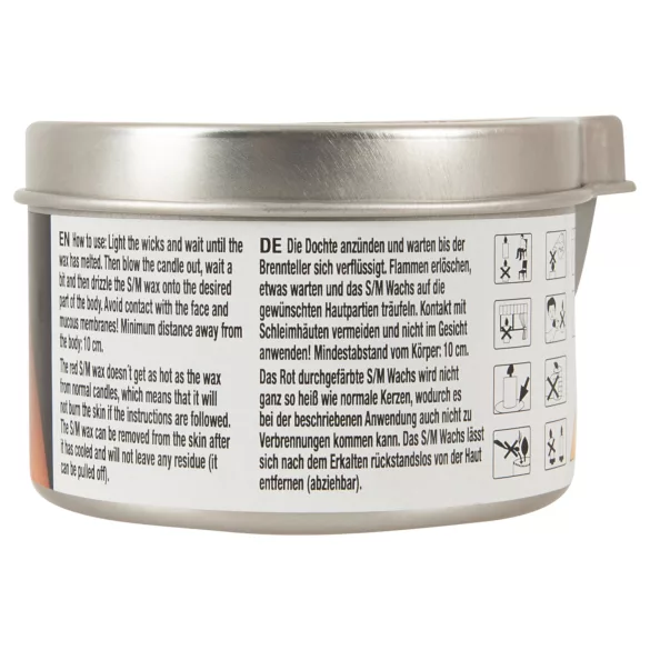 BDSM Kerze - erotická vosková sviečka - parafín - 100 ml