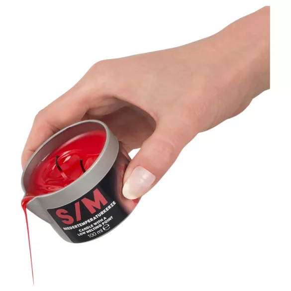 BDSM Kerze - erotická vosková sviečka - parafín - 100 ml