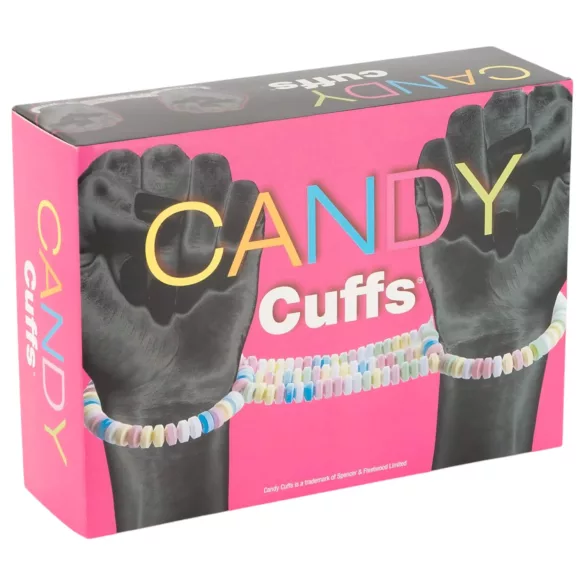 Candy Cuffs - jedlé putá - farebné - 45g