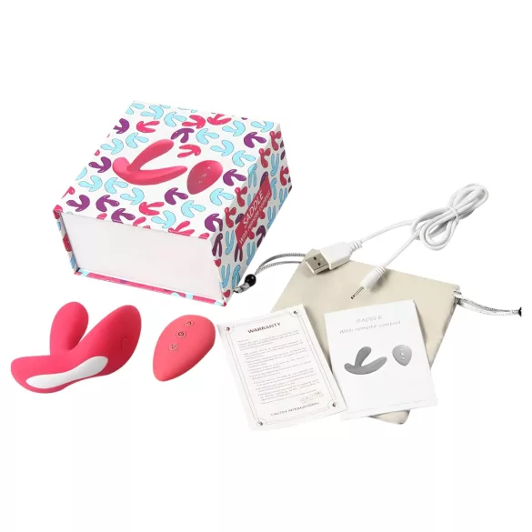 Cotoxo - vibrátor na prostatu s diaľkovým ovládaním - červený