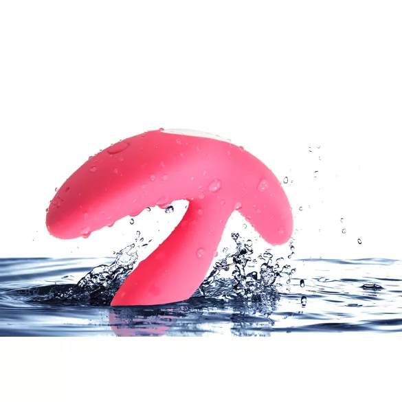 Cotoxo - vibrátor na prostatu s diaľkovým ovládaním - červený