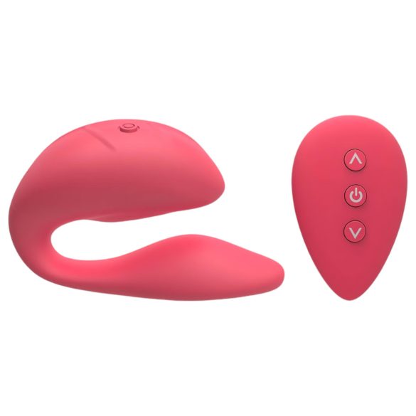 Cotoxo Cupid 2 - diaľkový párový vibrátor (červený)