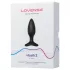 Lovense Hush 2 S - aplikáciou ovládaný análny vibrátor (38 mm, čierny)