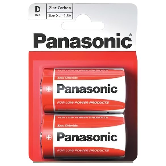 Trvanlivá batéria C (R14) - 2 ks (Panasonic)