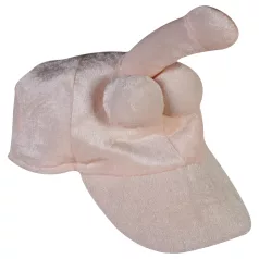   Plyšová čiapka s penisom - rekvizita na rozlúčku so slobodou