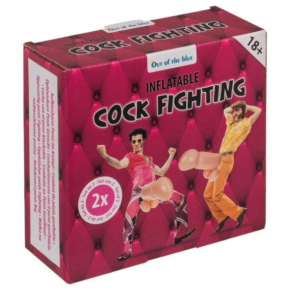 Cock Fighting - nafukovací pripínací penis - telová farba