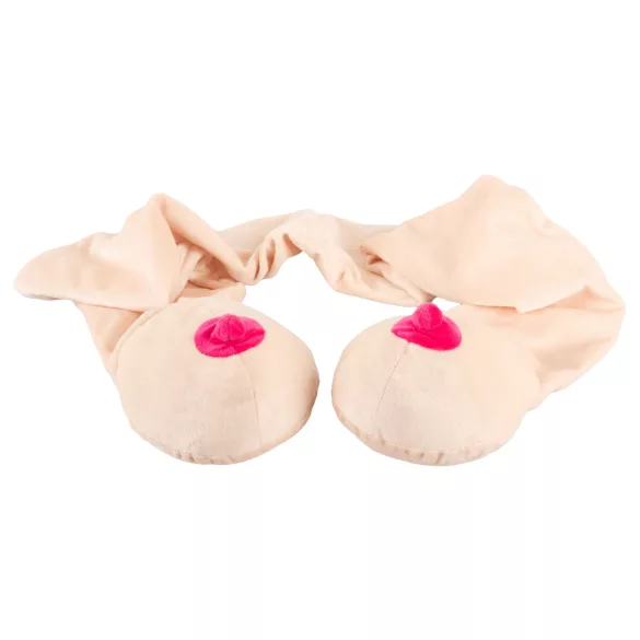 Cicis - erotický šál s prsiami - natur farba