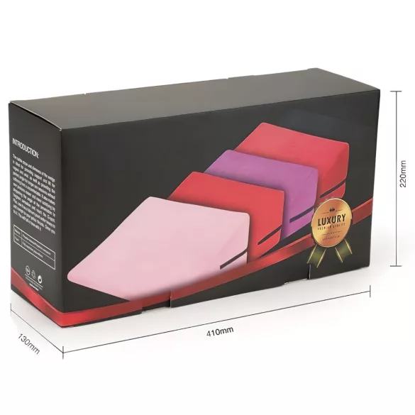 Desirel Magic Pillow - klinový sex vankúš - malý (čierny)