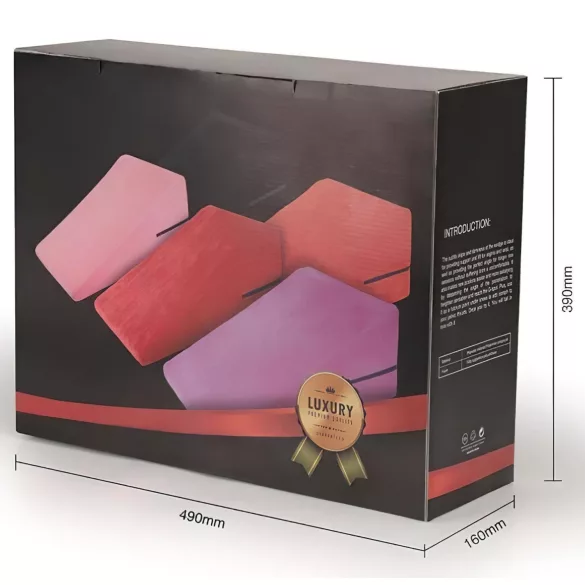 Desirel Magic Pillow - klinový sex vankúš - veľký (červený)