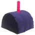 Desirel Magic Pillow - Nafukovací sex vankúš - s držiakom na dildo (fialový)
