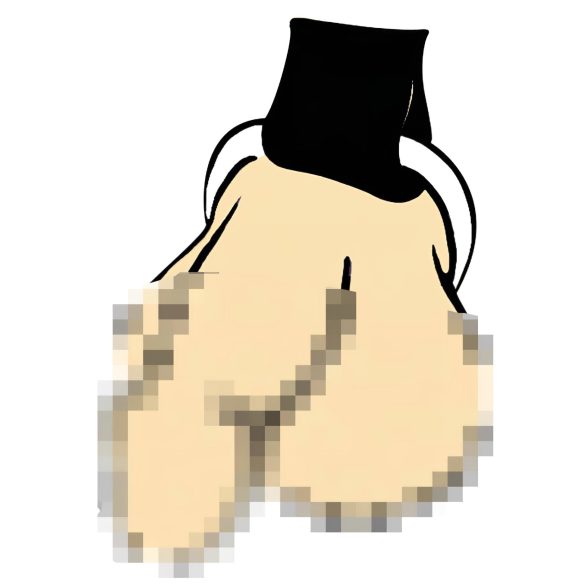 ZADO - pánsky kožený postroj na telo - čierny - S-L