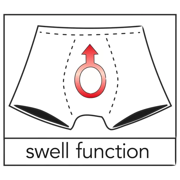 Pánske odopínateľné tanga - čierne - L