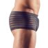 Priehľadné pruhované boxerky (čierne) - XXL