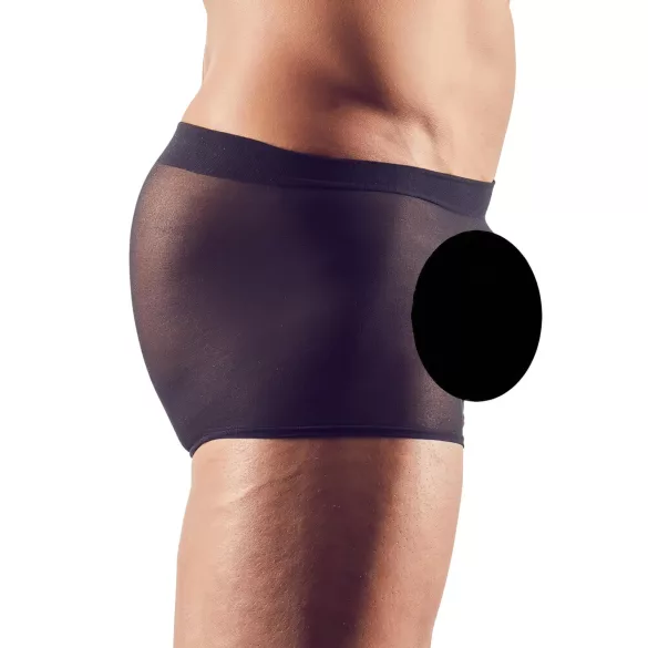 Svenjoyment - boxer set - priehľadný - čierna - 2 diely - S-L