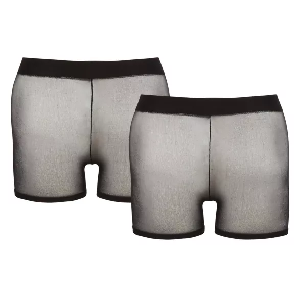 Svenjoyment - boxer set - priehľadný - čierna - 2 diely - S-L