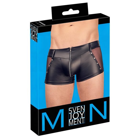Svenjoyment - lesklé boxerky (čierne) - M