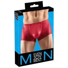 Svenjoyment - pánske boxerky push-up - lesklé - červené
