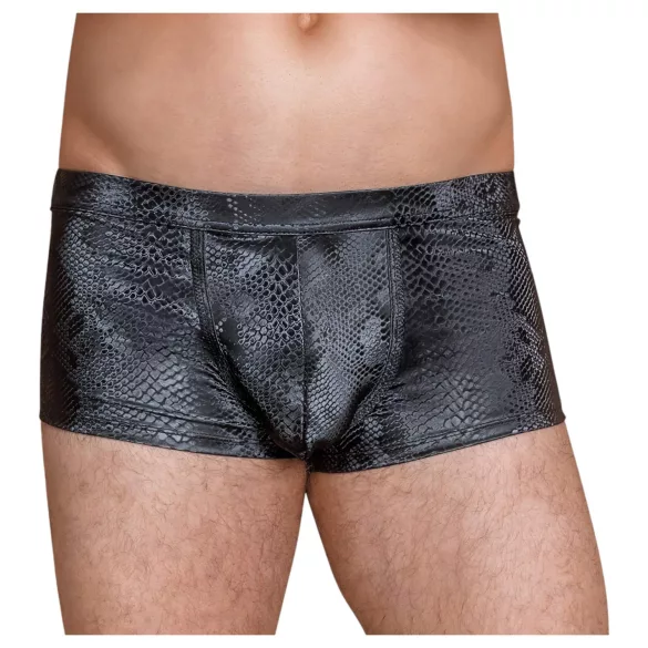 NEK - boxerky so vzorom hadiej kože (čierne)