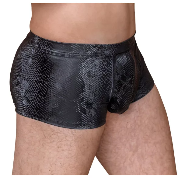NEK - boxerky so vzorom hadiej kože (čierne)