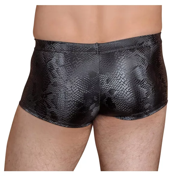 NEK - boxerky so vzorom hadiej kože (čierne)
