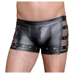 NEK - pánske boxerky - nitované, so zipsom - čierne