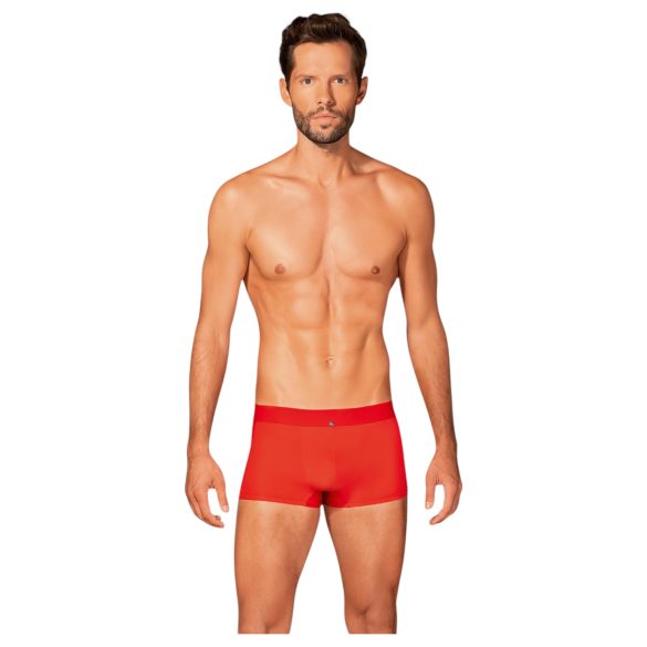 Obsessive - priehľadné boxerky po bokoch (červené) - L/XL