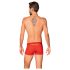 Obsessive - priehľadné boxerky po bokoch (červené) - L/XL
