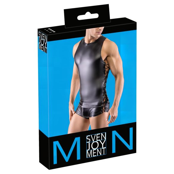 Svenjoyment - Pánsky korzetový top (čierny)  - L