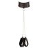 Cottelli Bondage - lesklá čipková bielizeň (4-dielny set) - XL