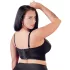 Cottelli Plus Size - čipkovaná podprsenka s remienkami (čierna)