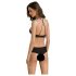 Passion Eco Kerria - čipkovaný bikini set (čierny) - L/XL