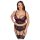 Cottelli Plus Size - podprsenkový set (červený) - 90C/XL
