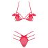 Obsessive Giftella - Bow Lingerie Set (Red)