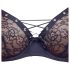Cottelli Party - čierny čipkový set s podprsenkou - 85C/L