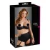 Cottelli Plus Size - podprsenka na pozdvihnutie pŕs - čierna - 95D