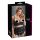 Cottelli Plus Size - pásikový, krúžkový zdvihák na prsia (čierny) - 95D
