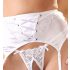 Cottelli - šnurovací čipkovaný zdvihák pŕs set (biely) - 80B/M